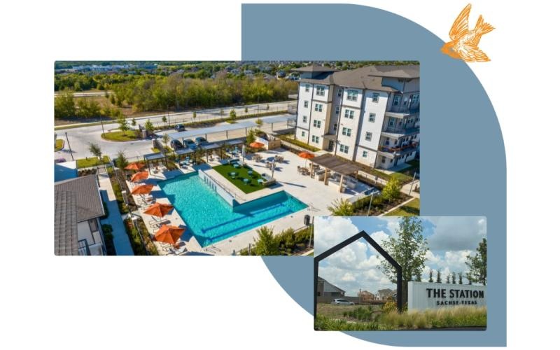 montage of property images